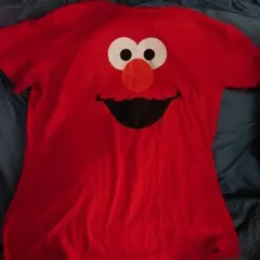 SESAME STREET エルモ 半袖Tシャツ レッド Sサイズのサムネイル
