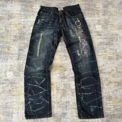 00s【archive】grunge denim pants/Y2K/658のサムネイル
