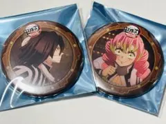 伊黒小芭内　甘露寺蜜璃　缶バッジ　コラボレーションカフェ