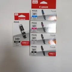 キャノン純正品】インク 380 381 - メルカリ
