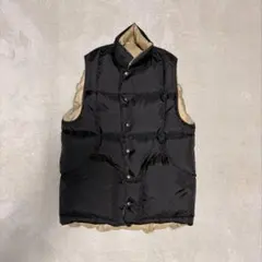 シェラデザイン ビームスプラス コラボ ダウンベスト リバーシブル S 美品