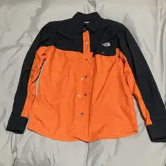 な*ん様 THE NORTH FACE 長袖シャツ M オレンジ/ブラック
