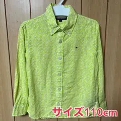 美品 TOMMY HILFIGER 長袖シャツ 110cm【24時間以内発送】