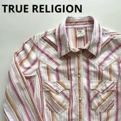 TRUE RELIGION トゥルーレリジョン　ストライプウエスタンシャツのサムネイル