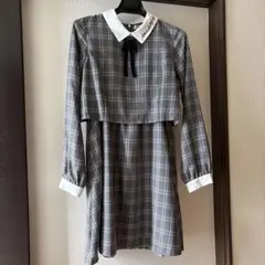 Algy チェック柄ワンピース160cm