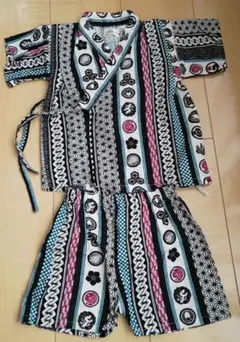 ９０サイズ 和柄 甚平