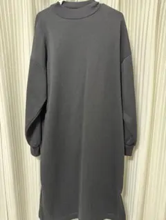 GU ワンピース　ブラック　裏起毛