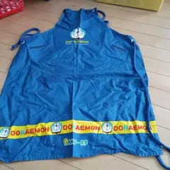 ドラえもん エプロン 青