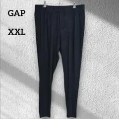 ギャップ レギンス 無地 XXL 黒 綿 リラックス 体型カバー ビッグサイズのサムネイル