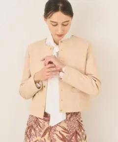 専用⭐︎ANAYI⭐︎ラムレザードットボタンジャケット