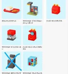 マクドナルド ミニチュアマクドナルド