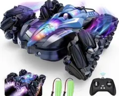 ラジコンカー 子供向け スタントカー 360°回転 LEDライト 音楽 4WD