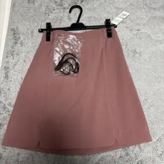 INGNI台形スカートサイズ38 ピンク ベルト付き
