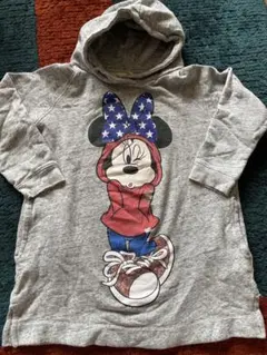 ZARA Disney ミニーマウス チュニック丈パーカー