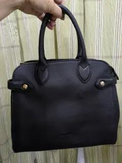 【新品】NINA RICCI 本革ハンドバッグ レザー ブラック ニナリッチ