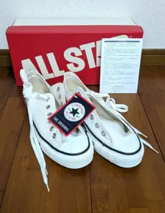 【新品　希少サイズ】コンバース　オールスター　25.0cm　ホワイト