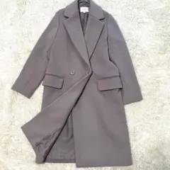 ユナイテッドアローズ マンテコ ダブルブレストチェスターコート S グレージュ