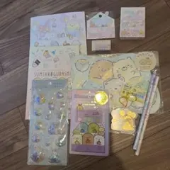 すみっコぐらし 文房具セット④ 小学生 鉛筆 消しゴム ノート シール ふせん