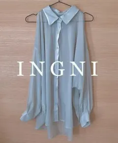 INGNI シアー オープンショルダー ブラウス 長袖のサムネイル