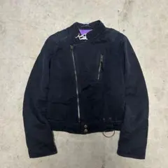 00s archive diagonal zip gimmick jacket
