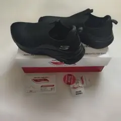 SKECHERS Arch Fit ブラック スニーカー 25.5cm