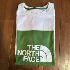 THE NORTH FACE スクエアロゴ Tシャツ ホワイト グリーンのサムネイル