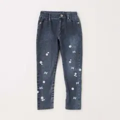 新品　メゾピアノ　花　リボン　転写レギパン