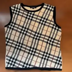 BURBERRY BLUE LABEL ノバチェック 半袖 サマーニット M - メルカリ