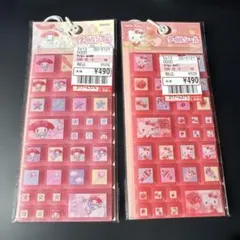 しまむら　タイルシール　キティ　マイメロ　2点セット
