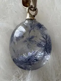 天然石　デュモルチェナイト　ペンダントトップ