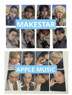 ATEEZ applemusic makestar 対面ヨントン 特典トレカ