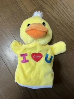 3coins アヒル　ハンドパペット　ぬいぐるみ