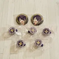 あんスタ スタライ 9th リングライト リンライ 缶バッジ 忍 7点セット