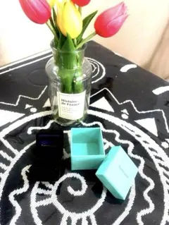 ティファニー　リングケース　箱　ベルベット調　ジュエリーボックス