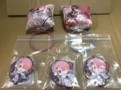 リゼロ ラム　ラバーストラップ ミニクッション セット