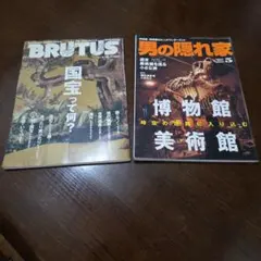 BRUTUS & 男の隠れ家 2冊セット