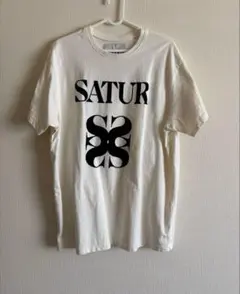 新品】SATUR セター フルーツグラフィック シトロンTシャツ クリーム L 