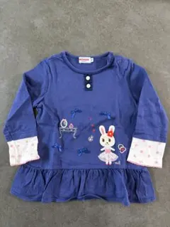MIKI HOUSE ミキハウス うさこ 長袖カットソー 90cmのサムネイル