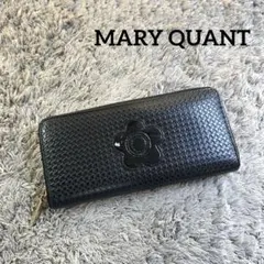 MARY QUANT マリークワント ラウンドファスナー 長財布 レザー