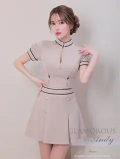 Glamorous by Andy ベージュセットアップM
