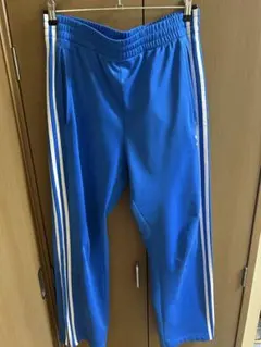 adidas トラックパンツ　ブルー　サイズL