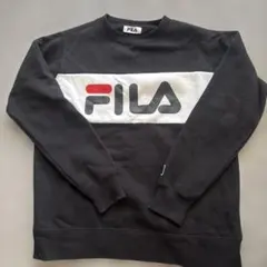 FILA スウェット トレーナー ブラック Lサイズ