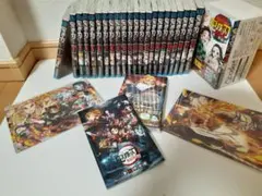 鬼滅の刃　全巻　シュリンク付き　零巻～23巻　フィギュア　イラストカード