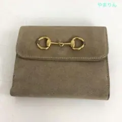 GUCCI グッチ ホースビット 財布 ベージュ レディース ブランド