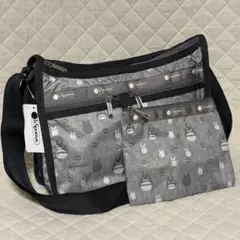 【希少美品】レスポートサック トトロ グレイ　デラックスエブリデイ　ポーチ付き