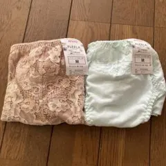 【新品】アツギレースレディースショーツ　M2枚