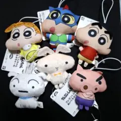 クレヨンしんちゃん ぬいぐるみチャーム　全６種セット