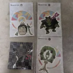 ポケモンメタルチャーム&ステッカーセット（オリーヴァ、イイネイヌ、チャデス）