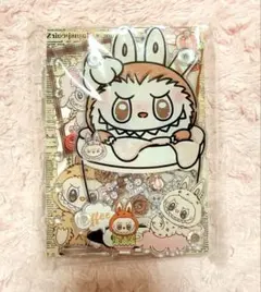 20時までセール☆ラブブ　バインダー　シール帳　Labubu A7 シャカシャカ