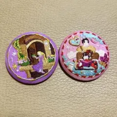 Biscuit 2 ラプンツェル&シュガーラッシュ缶バッジ